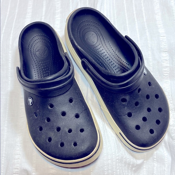 Crocs Black Crocband Clogs Unisex Men’s 9 Women’s 11 - Picture 1 of 17